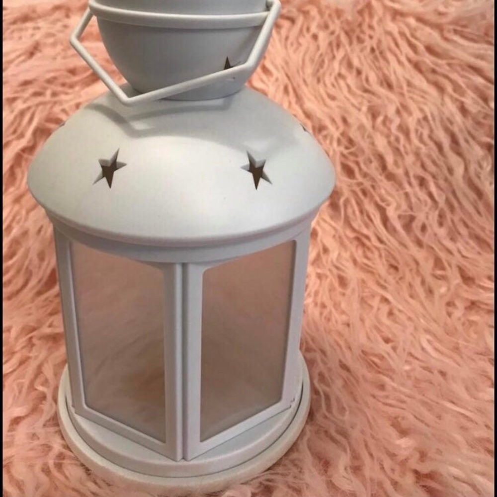 Decorative LED Lantern, 20.5 cm Battery Powered Floor Night Bedside Lamp